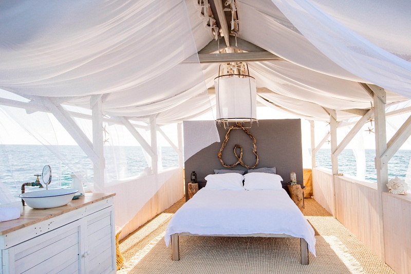 The studio features a master double bedroom and two bunk beds.