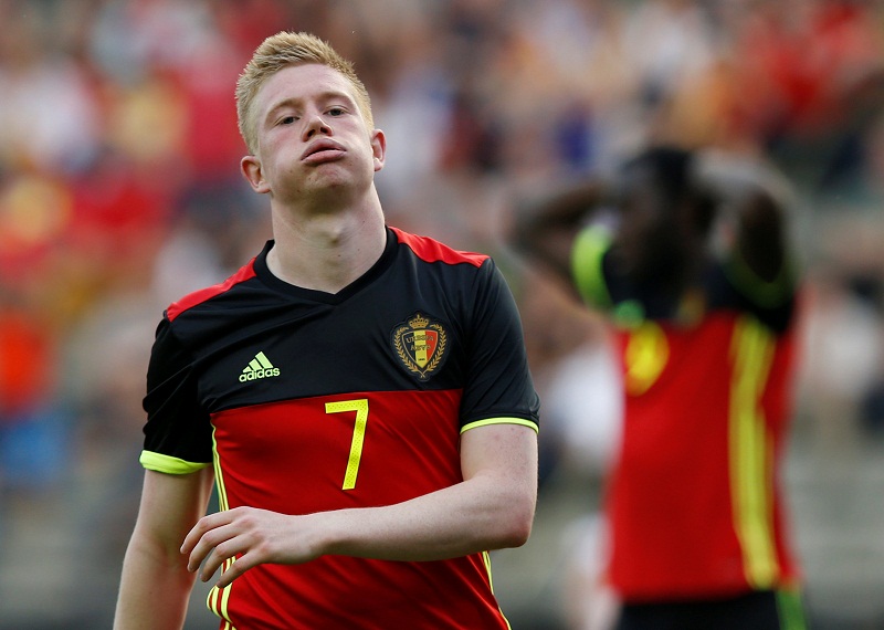 Belgium's Kevin De Bruyne reacts after an international friendly in Brussels, June 5, 2016. u00e2u20acu201d Reuters pic