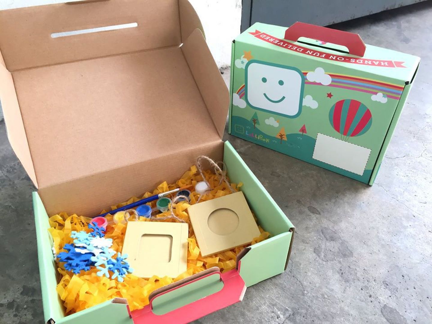 Lollibox provides a fun kit every month for kids and parents to get crafty with. u00e2u20acu201d Picture courtesy of todayonline