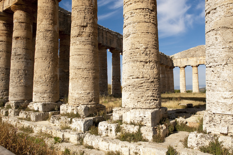 An unfinished Doric temple, one of three major Greek temples in Sicily, in Segesta, Italy, May 23, 2016. — Picture by Susan Wright/The New York Times