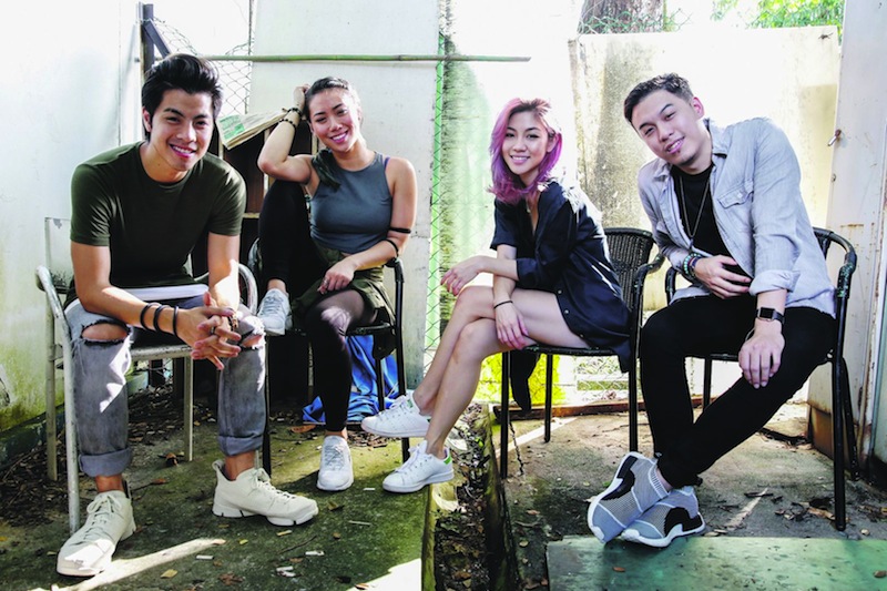 The Sam Willows (from left) Benjamin Kheng, Sandra Riley Tang, Narelle Kheng and Jonathan Chua. u00e2u20acu201d TODAY pic