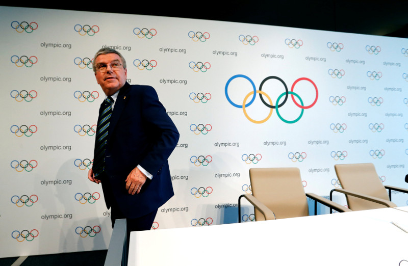International Olympic Committee (IOC) President Thomas Bach leaves a news conference after the Olympic Summit on doping in Lausanne, Switzerland, June 21, 2016. u00e2u20acu201d Reuters pic