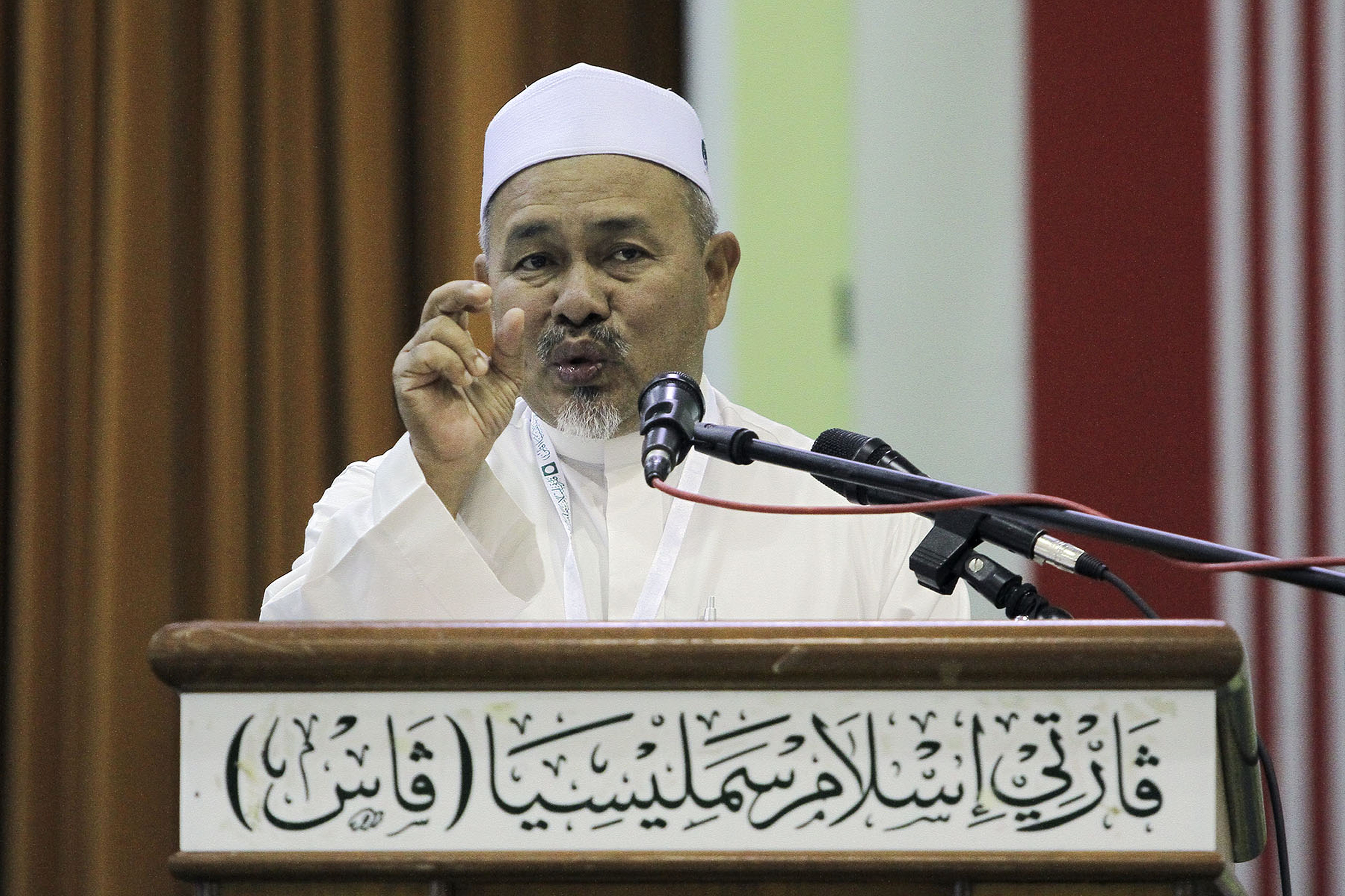 PAS deputy president Datuk Tuan Ibrahim Tuan Man speaks at the 62th PAS Muktamar in Pengkalan Chepa, Kelantan, June 3, 2016. u00e2u20acu2022 Picture by Yusof Mat Isa