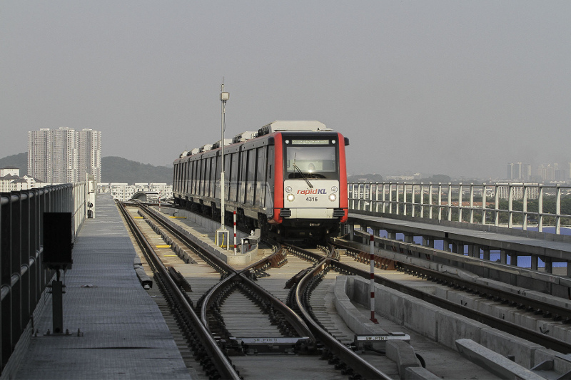 An LRT train on its journey June 30, 2016. u00e2u20acu201d Picture by Yusof Mat Isa