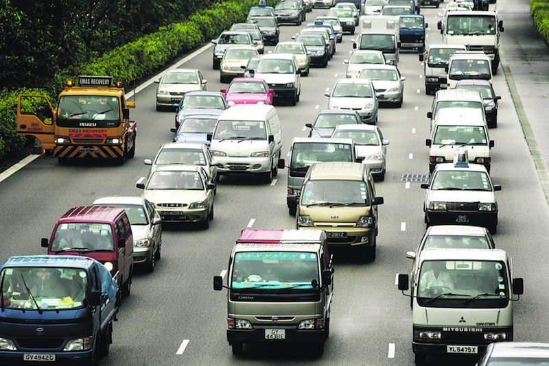 A traffic jam on the AYE. u00e2u20acu201d TODAY pic