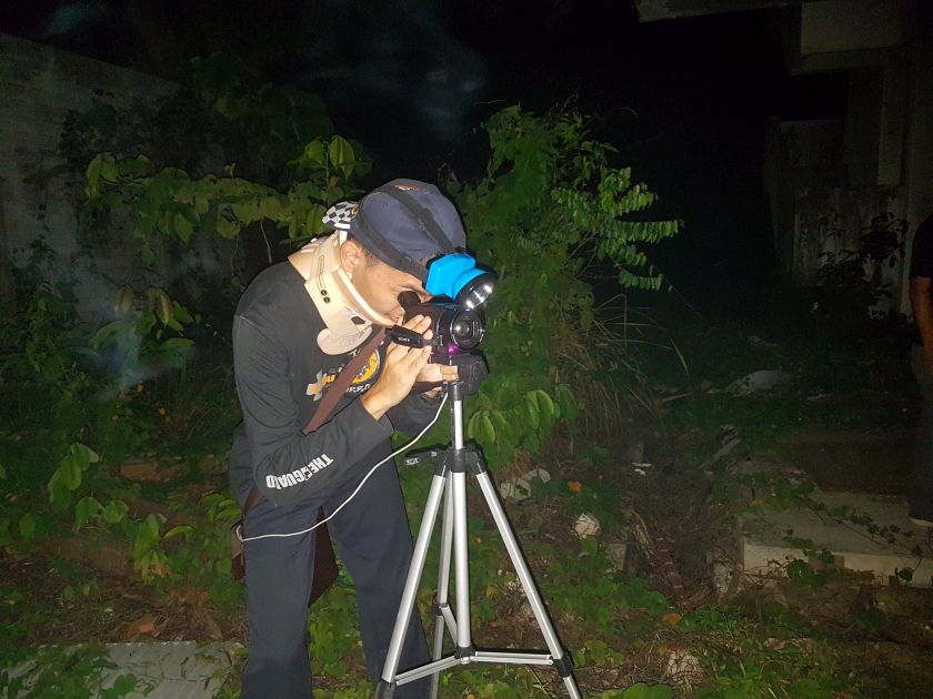 Ghost hunting groups all aim to get images of apparitions, orbs and entities on camera to prove the existence of the paranomal to non-believers. — Picture courtesy of Sabah Underground Paranormal.