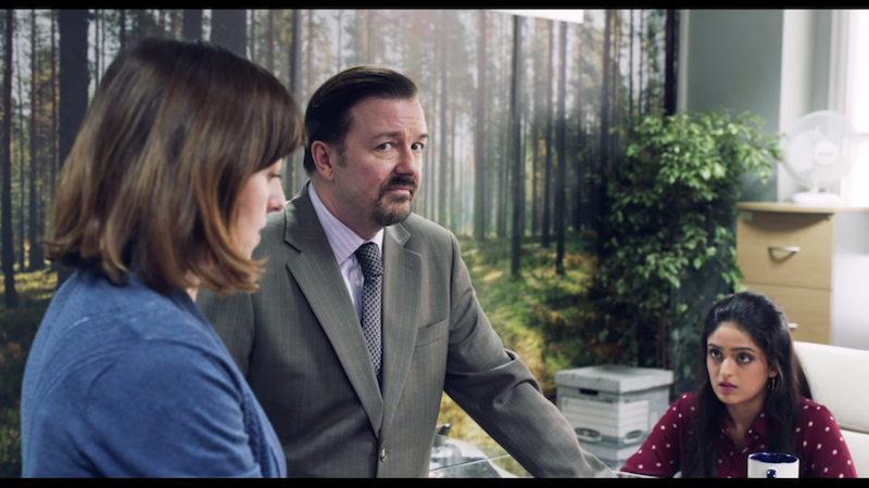 Ricky Gervais has confirmed that Netflix has picked up his upcoming film, u00e2u20acu02dcDavid Brent: Life on the Road.u00e2u20acu2122 u00e2u20acu201d Screengrab from YouTube