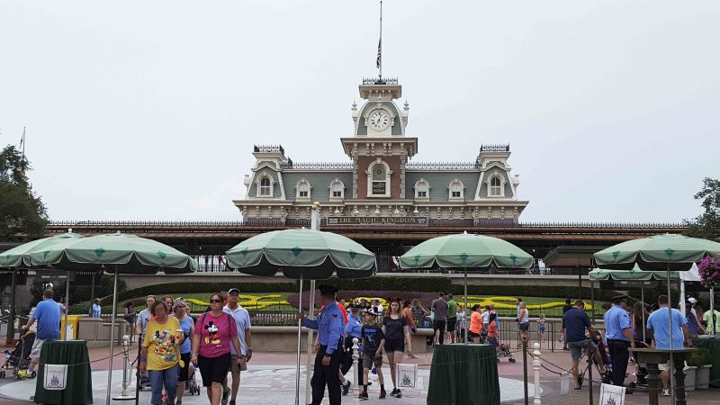 Security officers staff the entrance at the Walt Disney World's Magic Kingdom in Orlando, Florida, June 13, 2016. u00e2u20acu2022 Reuters pic