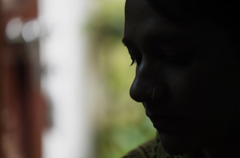 Sadaf Mehmood, 31, talks during an interview with AFP at her house in Bhopal April 28, 2016. u00e2u20acu201d AFP pic 