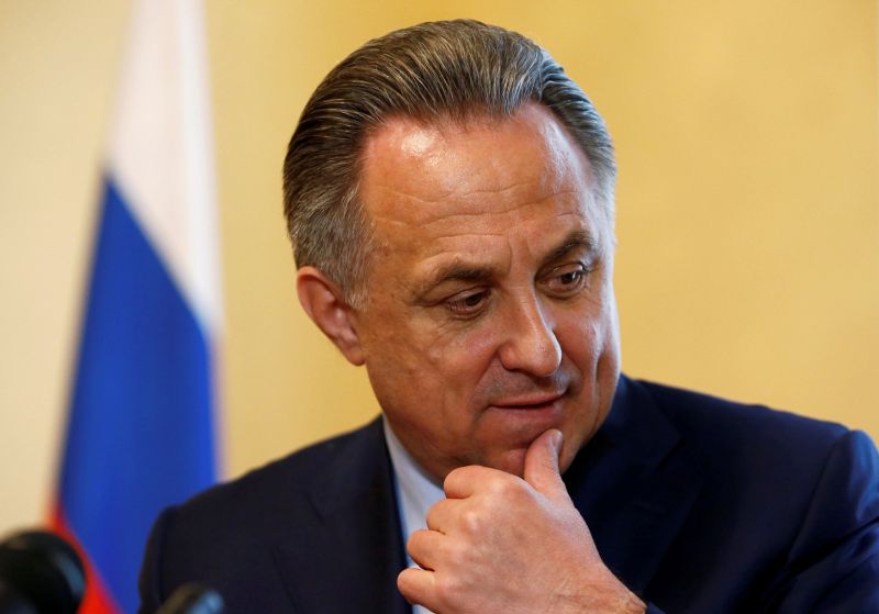 Russian Sports Minister Vitaly Mutko at an interview in Moscow May 24, 2016. REUTERS/Sergei Karpukhin/File Photo