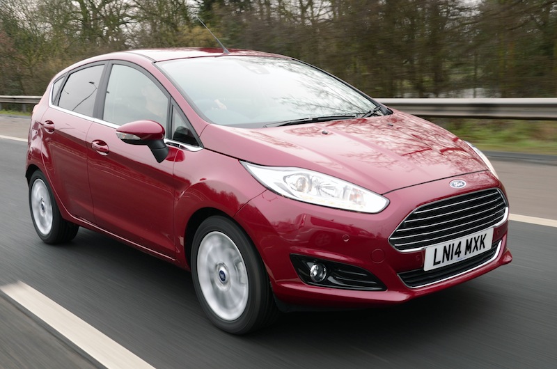 Over 40 Ford Fiestas were fitted with a plug-in device and driven around London. u00e2u20acu201d AFP pic