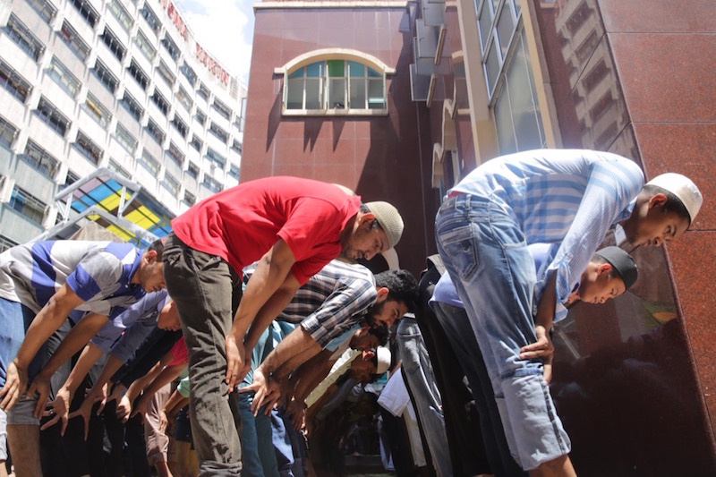 Muslim men perform the first Friday prayers of the Ramadan month at Masjid India, Kuala Lumpur on June 10 2016. u00e2u20acu201d Picture by Choo Choo Mayn