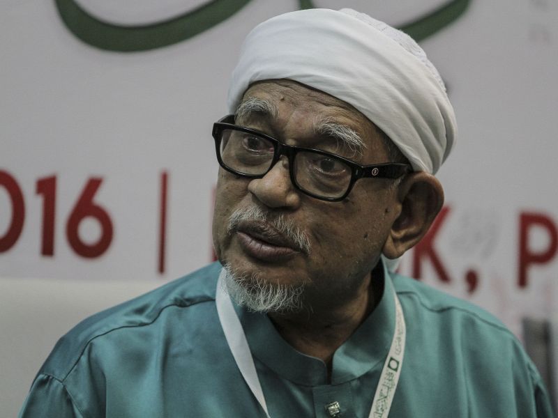 PAS President Datuk Seri Abdul Hadi Awang speaks during a press conference at the 62nd Muktamar in Pengkalan Chepa, Kelantan, June 2, 2016. u00e2u20acu2022 Picture by Yusof Mat Isa