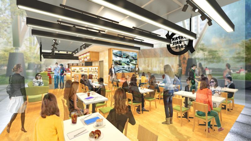 The cafe came about as a collaboration with the Japan National Tourism Organisation as a way to promote travel destinations beyond Tokyo, Kyoto and Osaka.