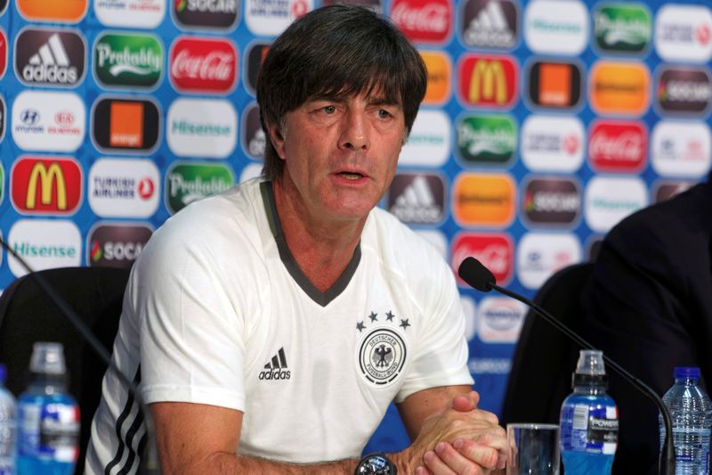 Germany's coach Joachim Loew attends a news conference at Lille June 11, 2016. u00e2u20acu201d Reuters pic n