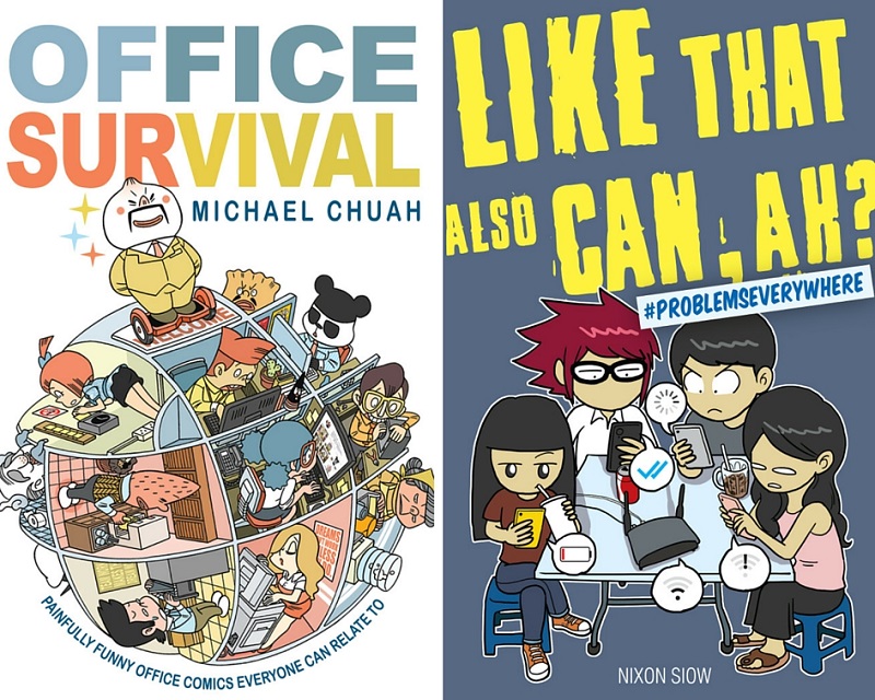 Two of the English comic books that will be released by Keropok Comics. u00e2u20acu201d Picture courtesy of Keropok Comics