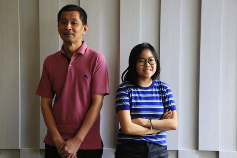 Lim Kok Seng (left) is the first person in Singapore to donate part of his liver to a complete stranger u00e2u20acu201d 16-year-old Lim Si Jia. u00e2u20acu201d TODAY pic