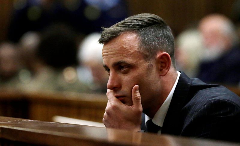 Former Paralympian Oscar Pistorius attends the sentencing for the murder of Reeva Steenkamp at the Pretoria High Court, South Africa June 13, 2016. u00e2u20acu201d Reuters pic