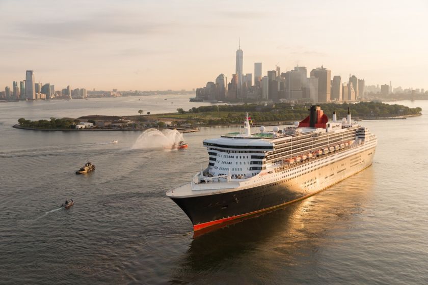 The QM2 will make her first transatlantic journey to New York since her grand makeover, an iconic voyage that's been undertaken by Audrey Hepburn, Clark Gable, Winston Churchill, Archbishop Desmond Tutu and Tilda Swinton over its 80-year history. u00e2u20acu2022 AFP 