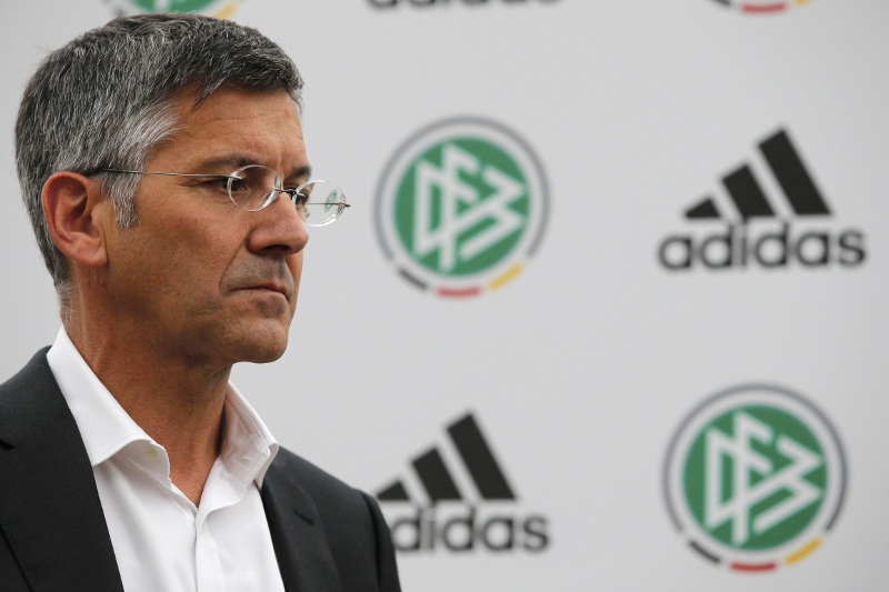 Herbert Hainer, chief executive officer of Adidas, attend a news conference with German Football Association (DFB) in Paris, France June 20, 2016. u00e2u20acu201d Reuters pic