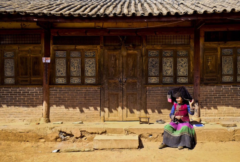 An old Yi minority woman in Shaxi, Yunnan province. u00e2u20acu201d TODAY pic