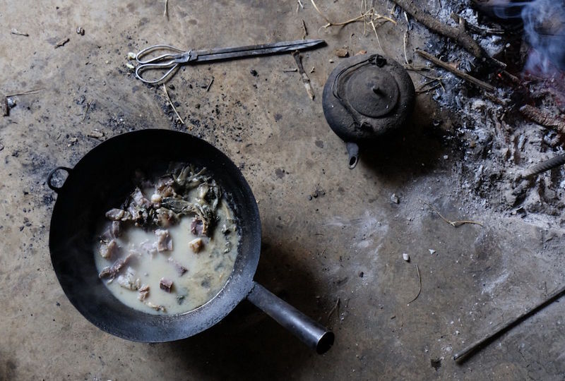 The stew made by the Sha Mas, comprising preserved pork, Chinese parsley, ginger, garlic and some herbs, was surprisingly delicious. — TODAY pic