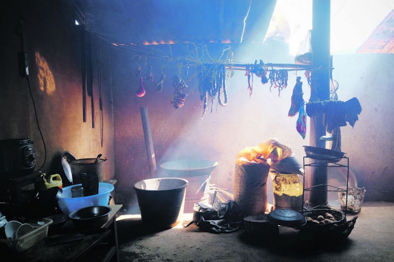 The kitchen in the house of the Sha Mas, who lived in a village at Shaxi, Yunnan province. — TODAY pic