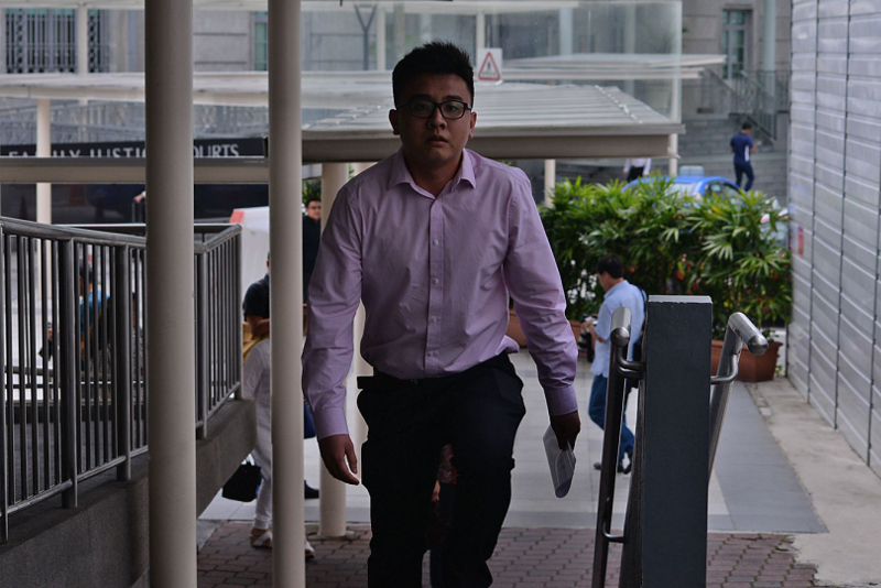 Former TRS editor Yang Kaiheng in court on June 24, 2016. u00e2u20acu201d Picture by Robin Choo/TODAY