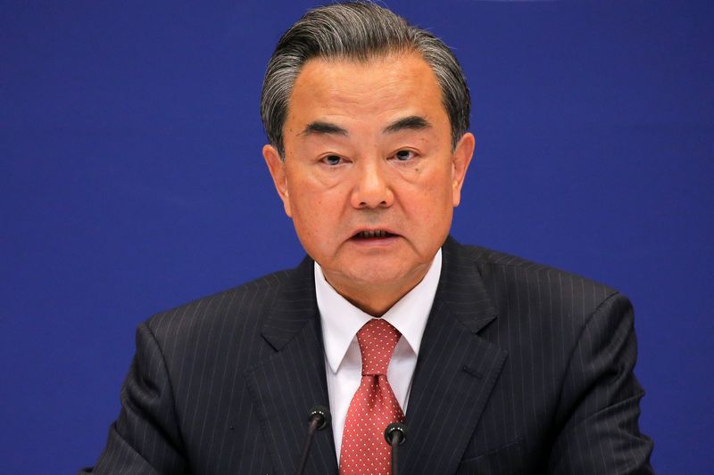 China's Foreign Minister Wang Yi addresses reporters in Beijing May 26, 2016. u00e2u20acu201d Reuter pic