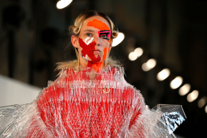 A model presents a creation by British designer John Galliano as part of his Haute Couture Fall/Winter 2016/2017 collection for Maison Margiela fashion house in Paris July 6, 2016. u00e2u20acu201d Reuters pic