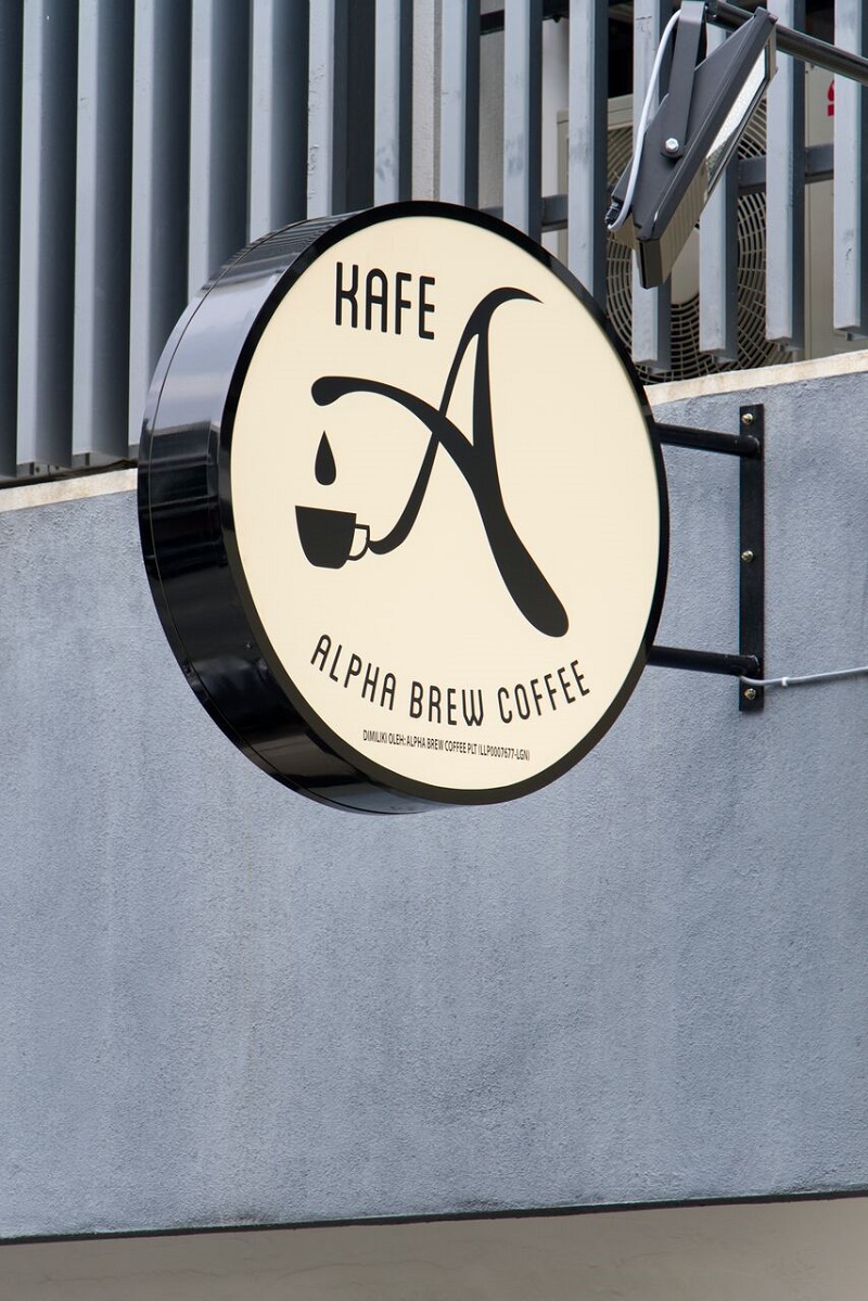 Alpha Brew Coffee is a simple Cheras-based café dedicated to serving good coffee.
