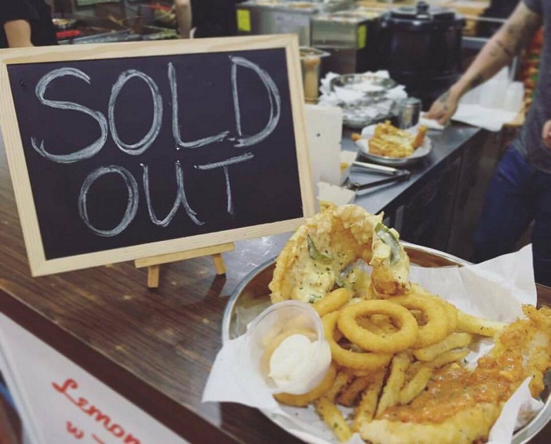 Salted egg yolk fish and chips. u00e2u20acu201d Today pic