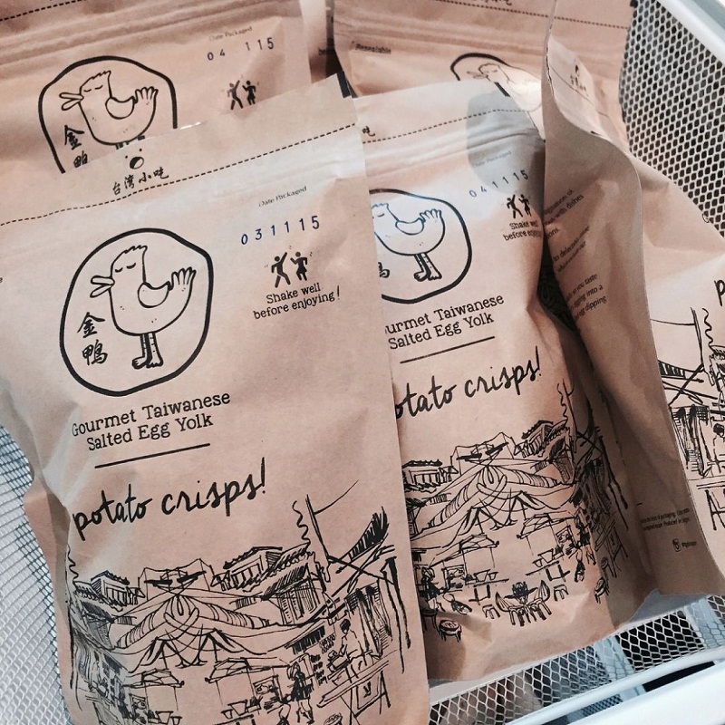 Salted Packet Golden Duck.  — Today pic