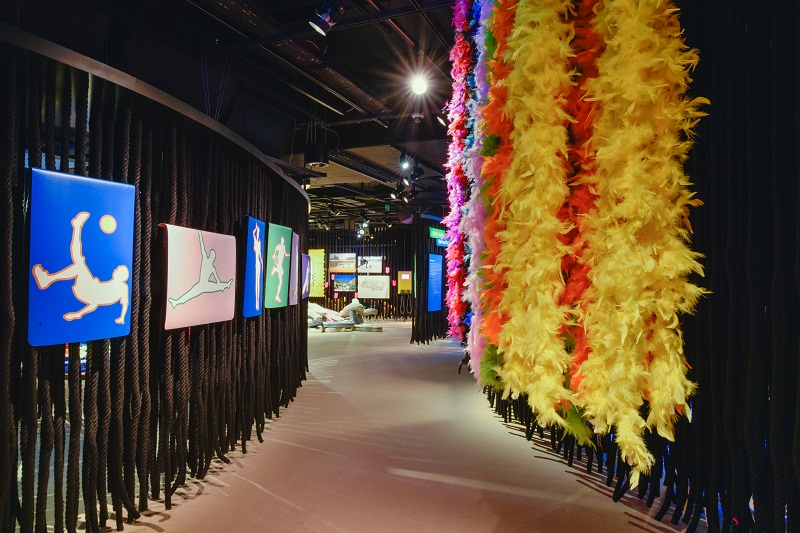 Destination Rio, from 10th February to 25th September, Olympic Museum Lausanne, 2016 Temporary exhibition ‘Rio 2016: Rythms and Diversity’. View of the exhibition. — Picture  courtesy of Comité International Olympique (CIO) / MORATAL, Christophe