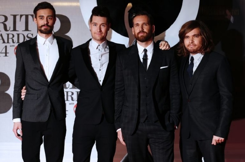 From left: Kyle J Simmons, Dan Smith, William Farquarson and Chris u00e2u20acu02dcWoodyu00e2u20acu2122 Wood of British rock band Bastille. u00e2u20acu201d AFP pic