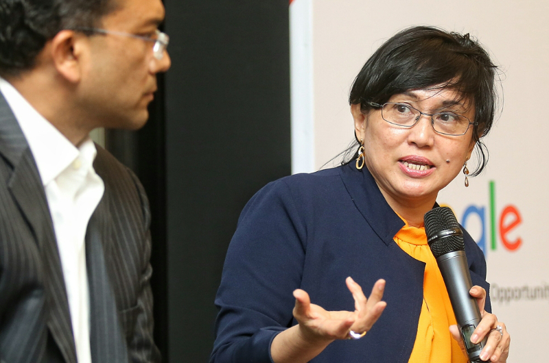 Malaysian Digital Economy Corporation (MDEC) CEO Datuk Yasmin Mahmood speaks at a forum organised by Google Malaysia in Kuala Lumpur July 18, 2016. u00e2u20acu201d Picture by Saw Siow Feng