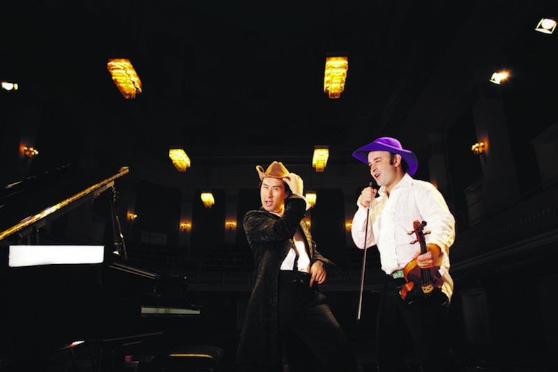 YouTube stars and classical musicians Igudesman (right) and Joo. u00e2u20acu201d TODAY pic