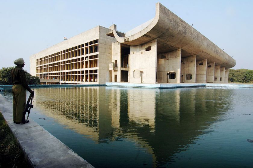 The Assembly Building of Chandigarh designed and built by Le Corbusier. u00e2u20acu201d AFP pic