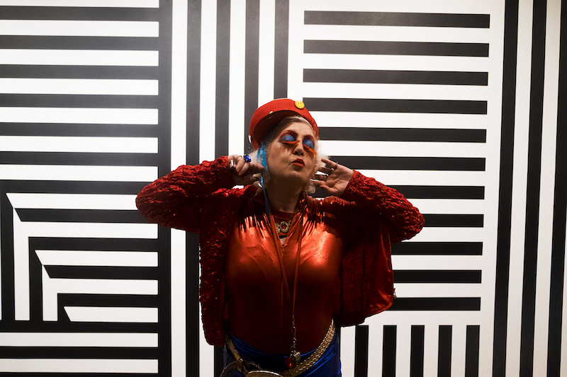 Geraldine Visco, who by day works at Columbia University, at the Metropolitan Museum of Art in New York May 14, 2016. u00e2u20acu201d Picture by Christian Hansen/The New York Times