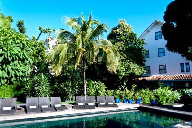 Pool at at hotel Santa Teresa, Rio de Janeiro, July 24, 2016. u00e2u20acu201d Afp-Relaxnews pic