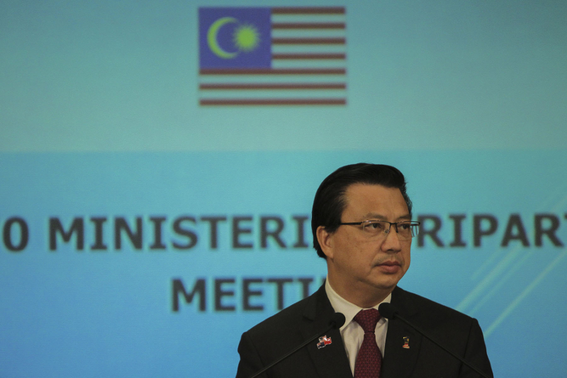 Transport Minister Datuk Seri Liow Tiong Lai speaks during the press conference press conference on MH370 in Putrajaya July 22, 2016. u00e2u20acu201d Picture by Yusof Mat Isa
