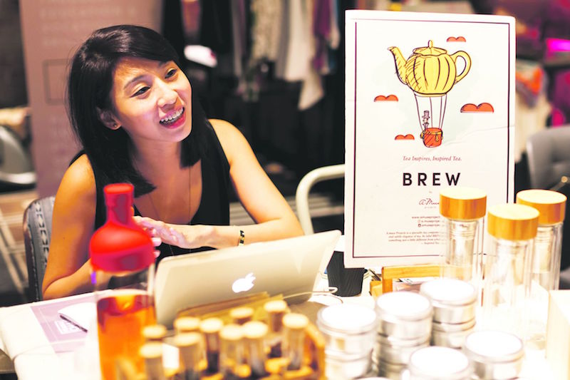Tea brand A.muse Projects was one of the stalls at Hotel Jen Tanglinu00e2u20acu2122s Superlife Affair pop-up. u00e2u20acu201d Handout via TODAY