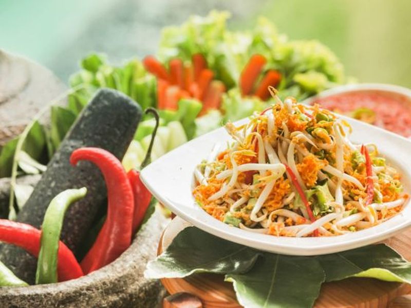 One of the dishes you can find at Hjh Maimunah includes the Urap which is made from the freshest beansprouts and vegetables. u00e2u20acu2022 Picture courtesy of Hjh Maimunah Restaurant & Catering