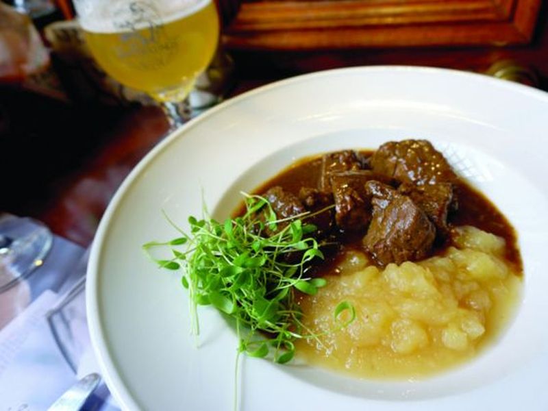 Flemish Beef Stew is a highlight from Bistro de Pompe.