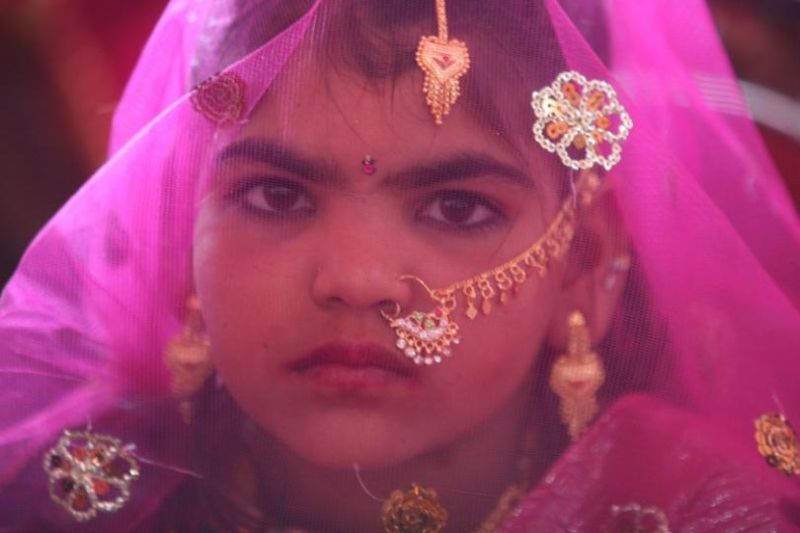 An Indian child bride. u00e2u20acu201d Reuters