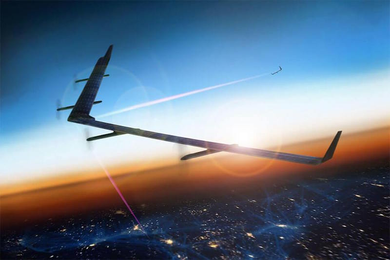 Facebook's u00e2u20acu02dcAquilau00e2u20acu2122 solar-powered drone will be able to stay airborne for months. u00e2u20acu201d Facebook pic via AFP