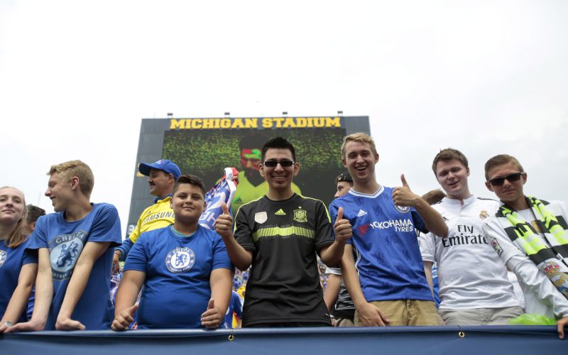 Real Madrid v Chelsea - International Champions Cup - Michigan Stadium, Ann Arbor, Michigan - 30/7/16 Fans before the near-record 105,826 match Action Images via Reuters / Rebecca Cook Livepic