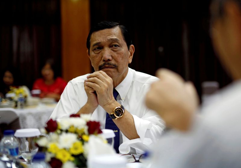 Indonesia's Chief Security Minister Luhut Pandjaitan sits with journalists during a morning briefing at his office in Jakarta July 20, 2016. u00e2u20acu201d Reuters pic