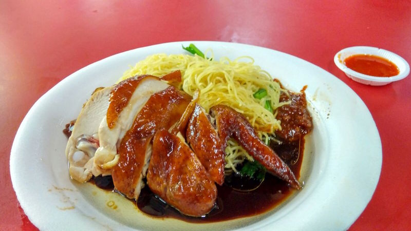 Soya Sauce Chicken Noodle from Hong Kong Soya Sauce Chicken Rice and Noodle stall. — TODAY pic