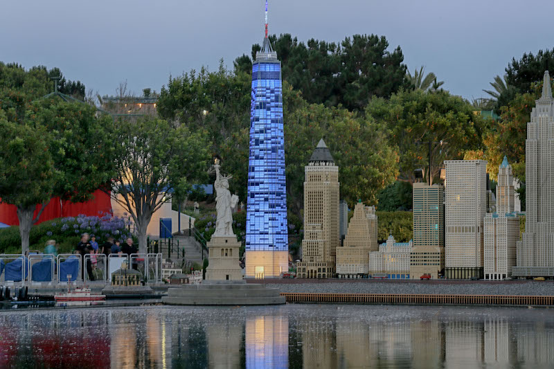 The One World Trade Centre at Legoland California Resort comprises more than 250,000 bricks. u00e2u20acu201d AFP pic